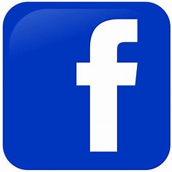 Blue Facebook logo icon with a white "f", linking to The Rural Enterprise Academy's official Facebook page.  